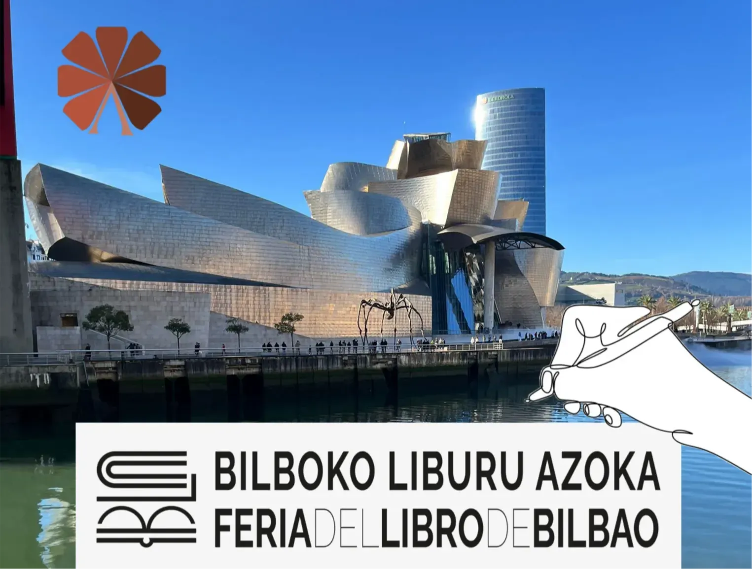 N. Rogüel en la 56ª Feria del Libro de Bilbao
